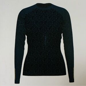 HH Helly Hansen LIFA Merino Wool Base Layer In Navy Leopard Wmns Sz Various NEW